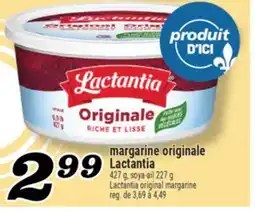 Marché Richelieu MARGARINE ORIGINALE LACTANTIA | LACTANTIA ORIGINAL MARGARINE offer