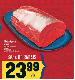 Marché Adonis Filet mignon boeuf | Beef butt tenderloin offer