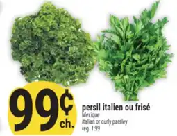 Marché Adonis Persil italien ou frisé | italian or curly parsley offer