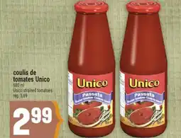 Marché Adonis COULIS DE TOMATES UNICO | UNICO STRAINED TOMATOES offer