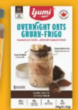 Marché Adonis Gruau instantané ou frigo Yumi | Yumi instant oatmeal or overnight oats offer