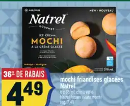 Marché Adonis MOCHI FRIANDISES GLACÉES NATREL | NATREL FROZEN TREATS MOCHI offer