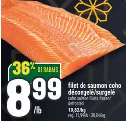 Marché Adonis Filet de saumon coho décongelé/surgelé | coho salmon fillets frozen/ defrosted offer