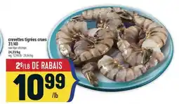 Marché Adonis CREVETTES TIGRÉES CRUES 31/40 | RAW TIGER SHRIMPS offer