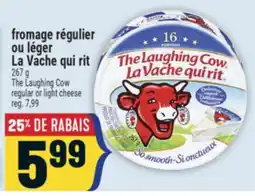 Marché Adonis FROMAGE RÉGULIER OU LÉGER LA VACHE QUI RIT | THE LAUGHING COW REGULAR OR LIGHT CHEESE offer
