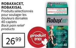 Brunet ROBAXACET, ROBAXISAL Produits sélectionnés pour soulager les douleurs dorsales offer