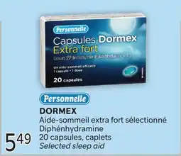 Brunet PERSONNELLE DORMEX Aide-sommeil extra fort sélectionné Diphénhydramine offer
