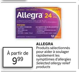 Brunet ALLEGRA Produits sélectionnés pour aider à soulager rapidement les symptômes d'allergies offer
