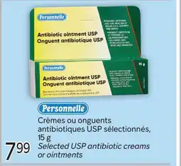 Brunet PERSONNELLE Crèmes ou onguents antibiotiques USP sélectionnés offer