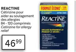 Brunet REACTINE Cétirizine pour aider au soulagement des allergies offer