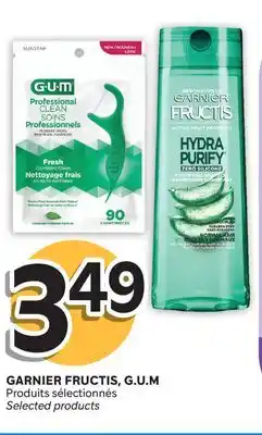 Brunet GARNIER FRUCTIS, G.U.M Produits sélectionnés offer