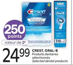 Brunet CREST, ORAL-B Produits dentaires sélectionnés offer