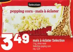 Metro MAÏS À ÉCLATER SELECTION | SELECTION POPPING CORN offer