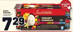 Metro YOGOURT IRRÉSISTIBLE | IRRÉSISTIBLE YOGURT offer