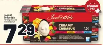 Metro YOGOURT IRRÉSISTIBLE | IRRÉSISTIBLE YOGURT offer