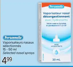 Brunet PERSONNELLE Vaporisateurs nasaux sélectionnés offer