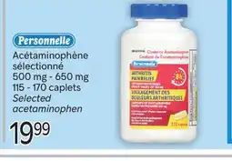 Brunet PERSONNELLE Acétaminophène sélectionné 500 mg - 650 mg offer