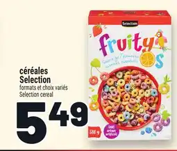 Metro CÉRÉALES SELECTION | SELECTION CEREAL offer