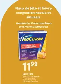 Familiprix NEOCITRAN, Selected products, 10 pouches offer
