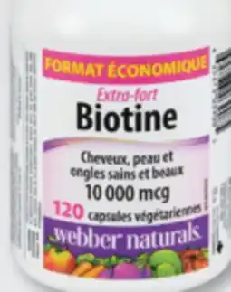 Familiprix WEBBER NATURALS, Selected products offer