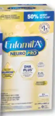 Familiprix ENFAMIL A+, Powdered infant formula, 2 recharges/refills x 445 g offer