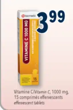 Familiprix BIOMEDIC,Vitamin C, 1000 mg, 15 effervescent tablets offer
