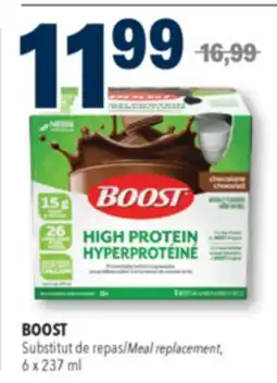 Familiprix BOOST, Meal replacement offer