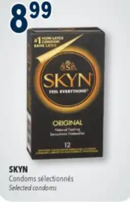 Familiprix SKYN, Condoms Selected condoms offer