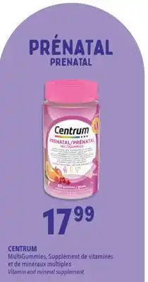 Familiprix CENTRUM, MultiGummies, Vitamin and mineral supplement offer