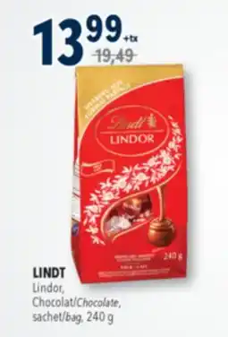 Familiprix LINDT, Lindor Chocolate, bag offer