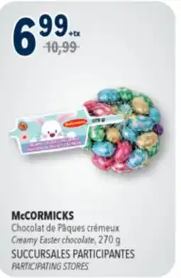 Familiprix McCORMICKS Creamy Easter chocolate offer