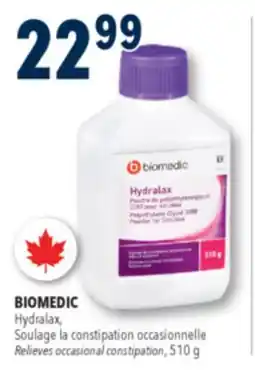 Familiprix BIOMEDIC, Hydralax, Relieves occasional constipation offer