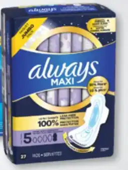 Familiprix ALWAYS, Selected products offer