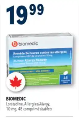 Familiprix BIOMEDIC, Loratadine, Allergy, 10 mg, 48 tablets offer