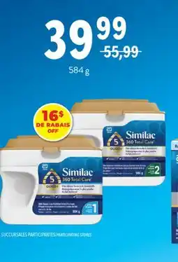 Familiprix SIMILAC, 360 Total Care, Powdered infant formula offer