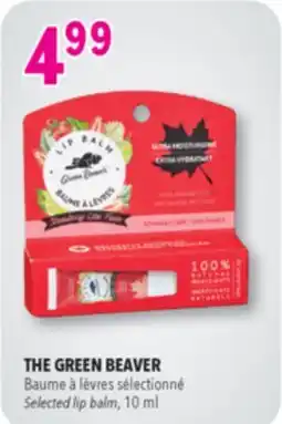 Familiprix THE GREEN BEAVER Selected lip balm, 10ml offer