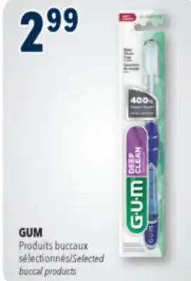 Familiprix GUM, Selected buccal products offer
