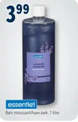Familiprix ESSENTIEL, Foam bath offer