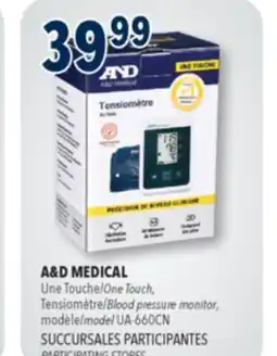 Familiprix A&D MEDICAL, One Touch, Blood pressure monitor, model UA-660CN offer