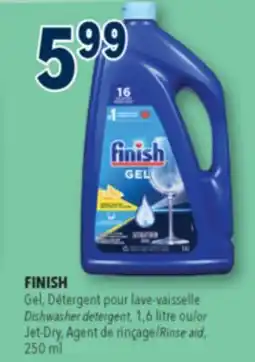 Familiprix FINISH, Jet-Dry, Rinse aid, 250 ml or Gel, Dishwasher detergent, 1,6 litre offer