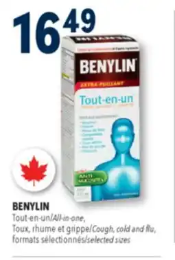 Familiprix BENYLIN All-in-one Cough, cold and flu, selected sizes offer