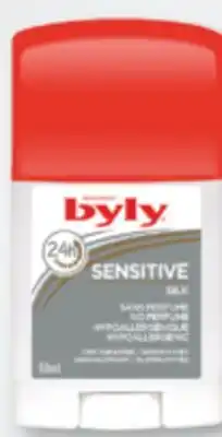 Familiprix BYLY Selected antiperspirants or deodorants offer