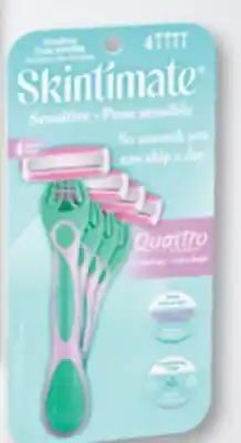 Familiprix SKINTIMATE, Selected disposable razors offer