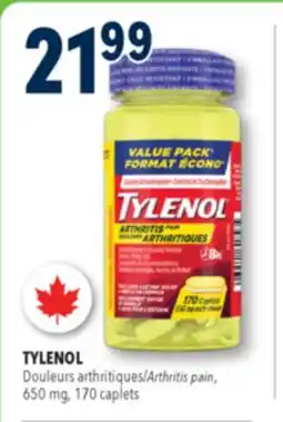 Familiprix TYLENOL, Arthritis pain, 650 mg, 170 caplets offer