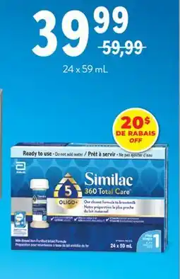 Familiprix SIMILAC, 360 Total Care, Infant ready to feed offer