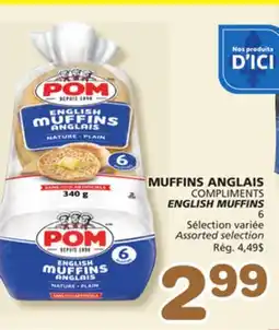 Marches Tradition COMPLIMENTS ENGLISH MUFFINS offer