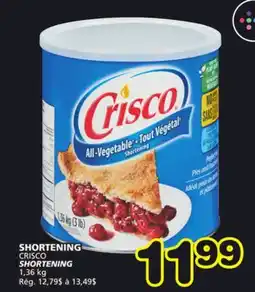 Marches Tradition CRISCO SHORTENING offer