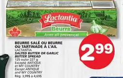 Marches Tradition LACTANTIA SALTED BUTTER OR GARLIC BUTTER SPREAD offer