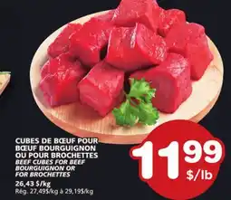 Marches Tradition BOURGUIGNON BROCHETTES CUBES BEEF CUBES BEEF BOURGUIGNON offer
