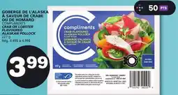 Marches Tradition COMPLIMENTS CRAB OR LOBSTER FLAVOURED ALASKAN POLLOCK offer